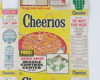 cheerios box etsy