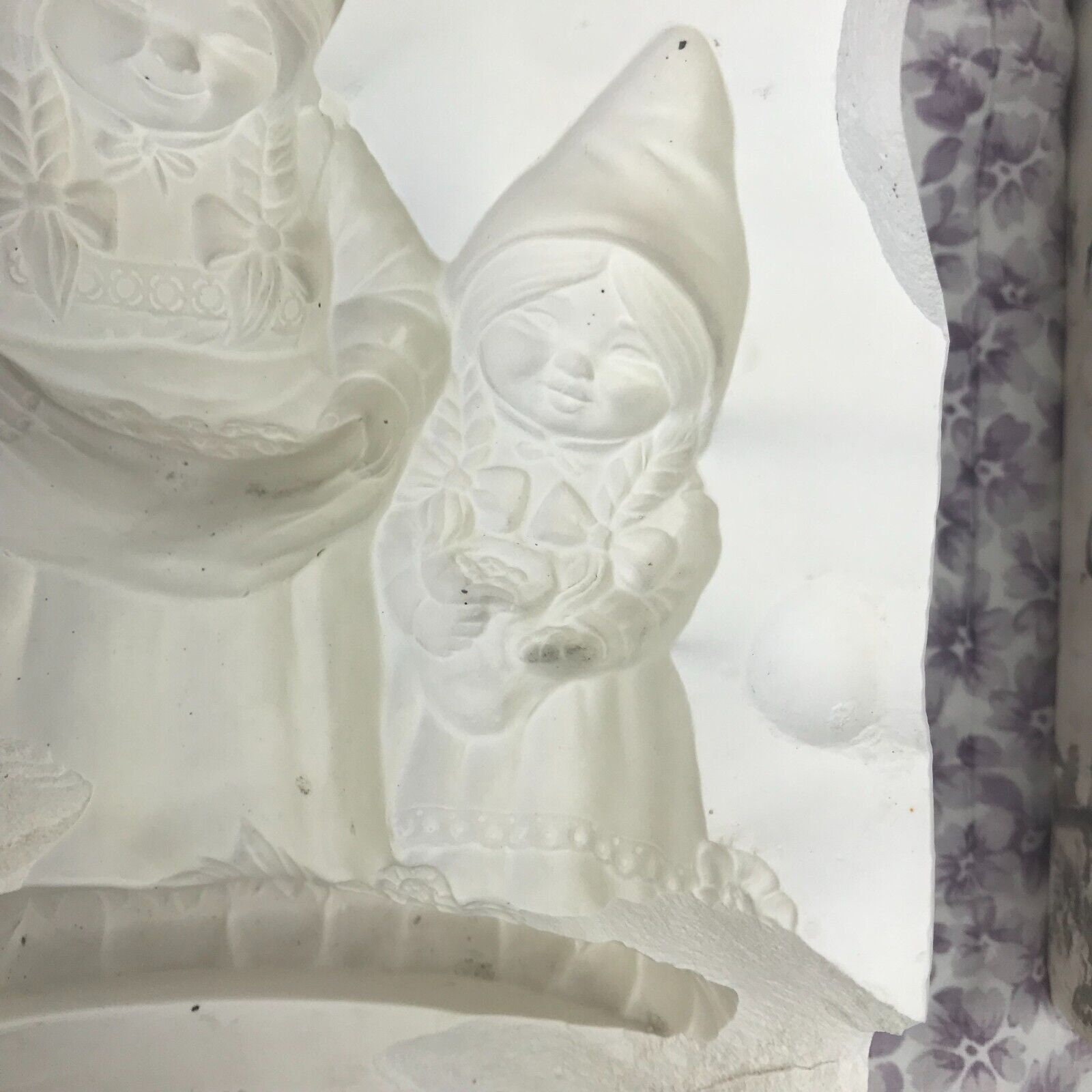 Mother Daughter Gnomes Ceramic Mold Alberta 186 Damage CUTE Etsy