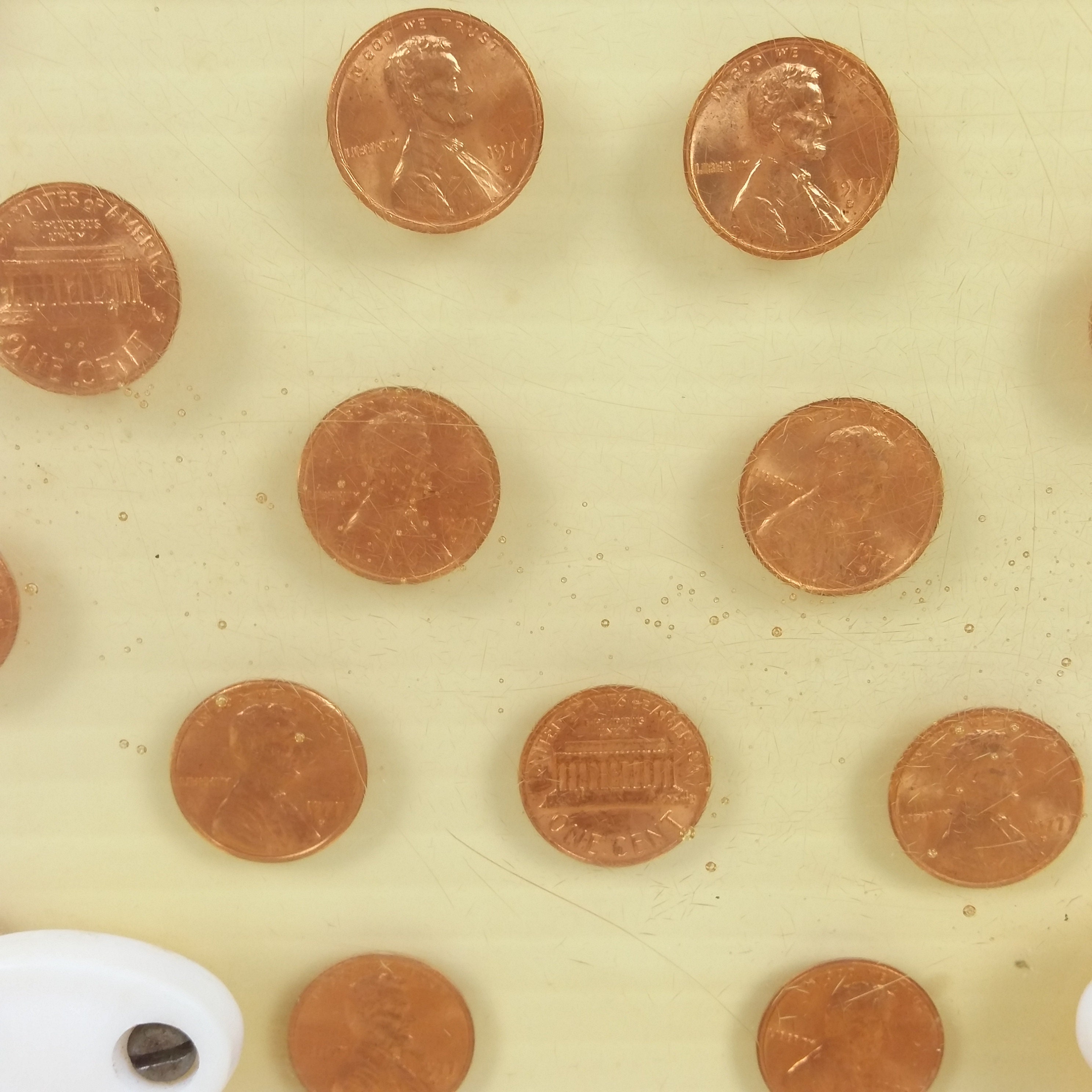 1977 Lucite Coins Money Toilet Seat et Lid Coins Pennies Money Etsy