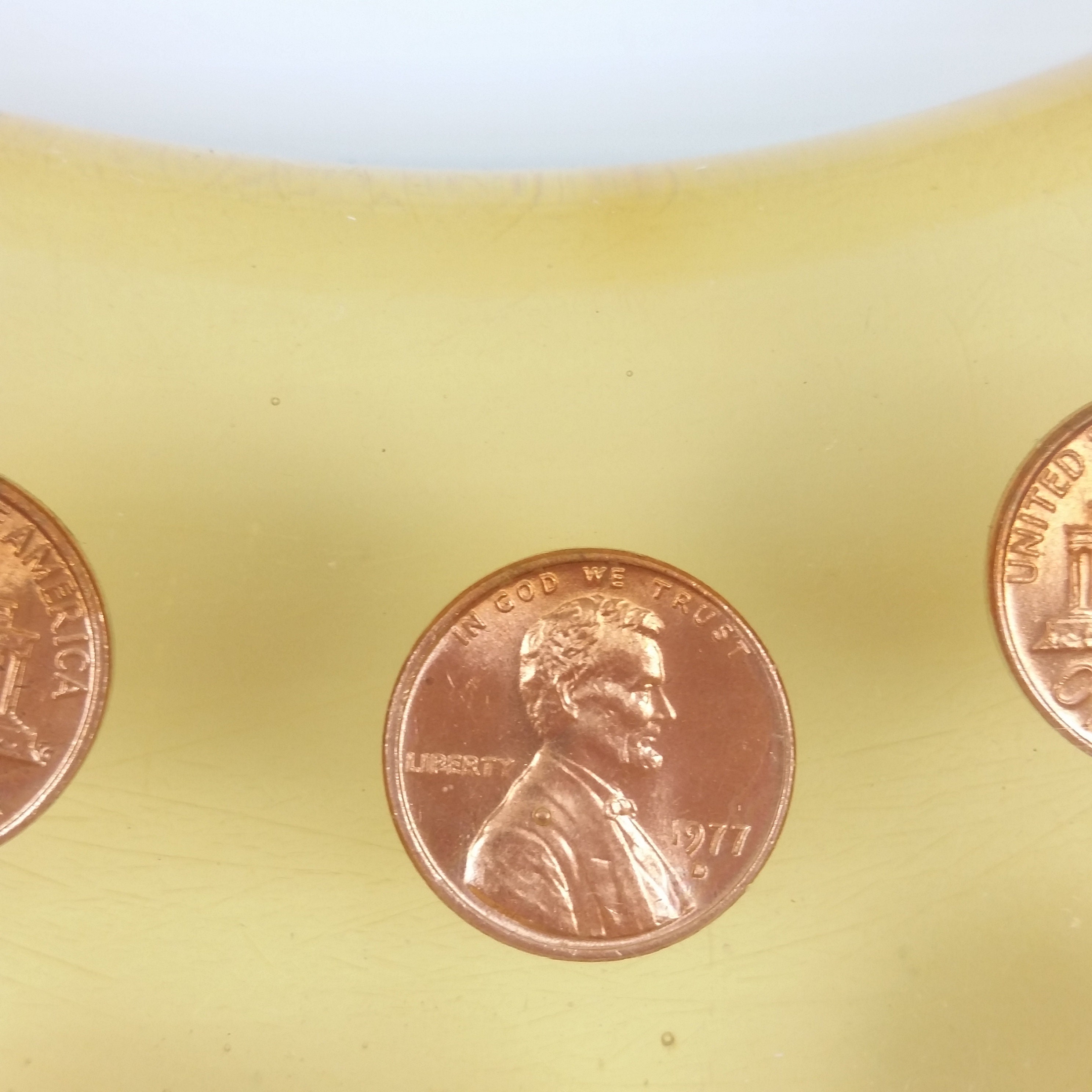 1977 Lucite Coins Money Toilet Seat et Lid Coins Pennies Money Etsy