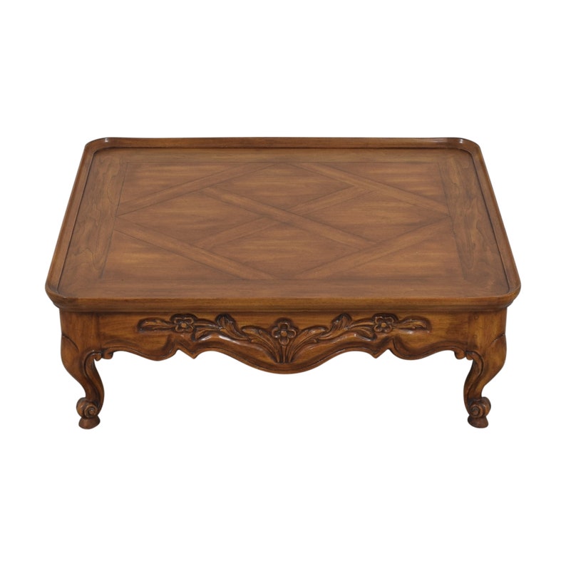 Karges Coffee Table French Provincial Cocktail Solid Walnut Etsy