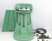 Hamilton Beach 40 DM Triple Green Milkshake Maker Jadeite Vintage Mixer Restore