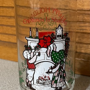 Holly Hobbie glass