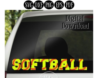 Softball svg, Softball, Softball stitch svg, mom, Softball fan svg, Softball outline, baseball font, Softball clipart, svg, sports, digital