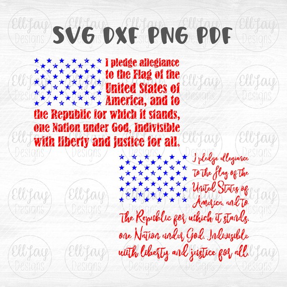 Download Pledge Flag Svg Pledge Allegiance Svg Pledge Allegiance Etsy
