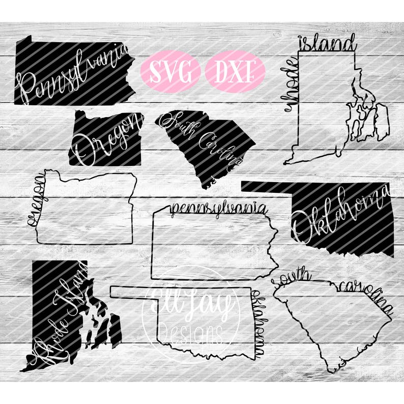Download 50 States SVG huge svg bundle svg bundle 100 Designs Fancy | Etsy