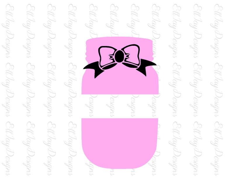Download Mason Jar Bow mason jar svg bow svg mason jar with bow svg ...
