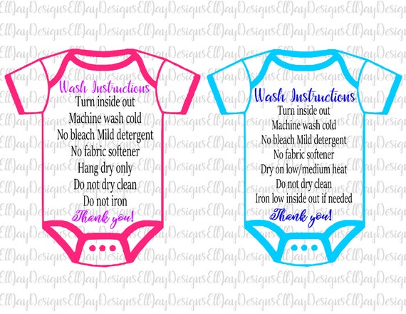 Download Shirt wash instructions svg HTV shirt care card care card ...