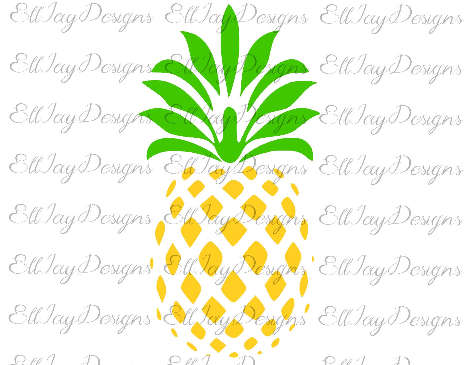 Download Pineapple Svg Pineapple Cut File Pineapple Monogram Svg Etsy