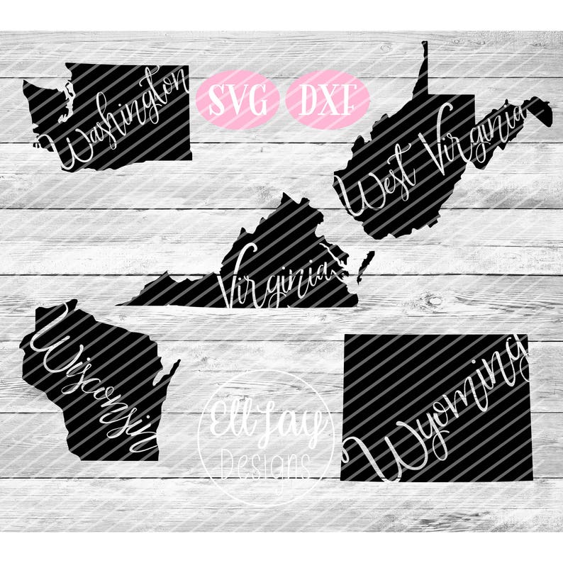Download 50 States SVG huge svg bundle svg bundle 100 Designs Fancy | Etsy
