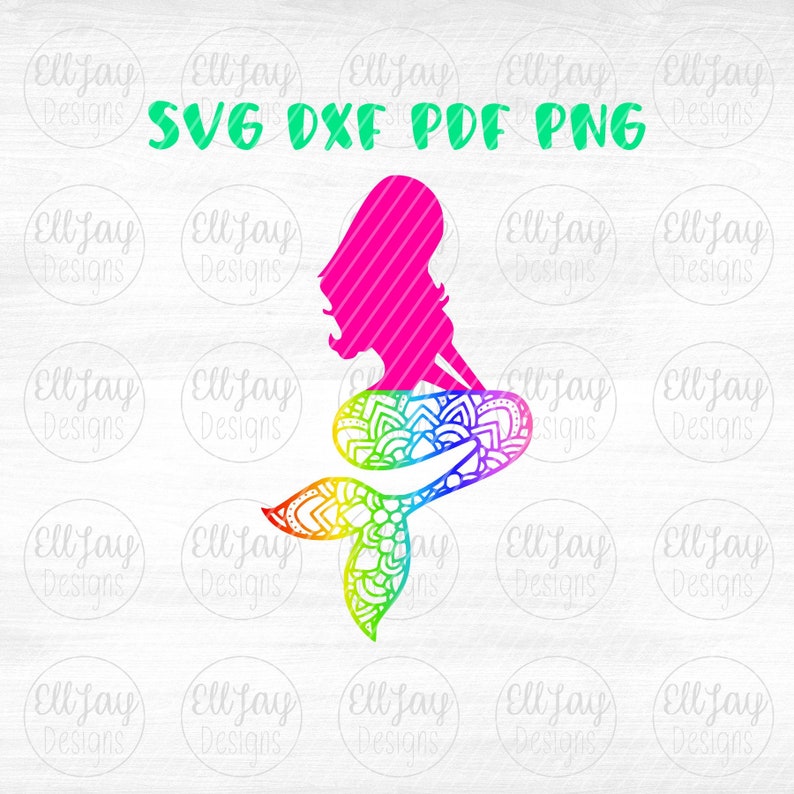 Download Mandala Mermaid Svg Mandala Svg Beach Cut Files Rainbow Mermaid Svg Mermaid Birthday Svg Ocean Clip Art Summer Mermaid Tail Svg Design Templates Stationery