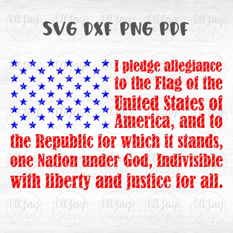 Download Pledge Flag svg Pledge allegiance svg pledge allegiance | Etsy