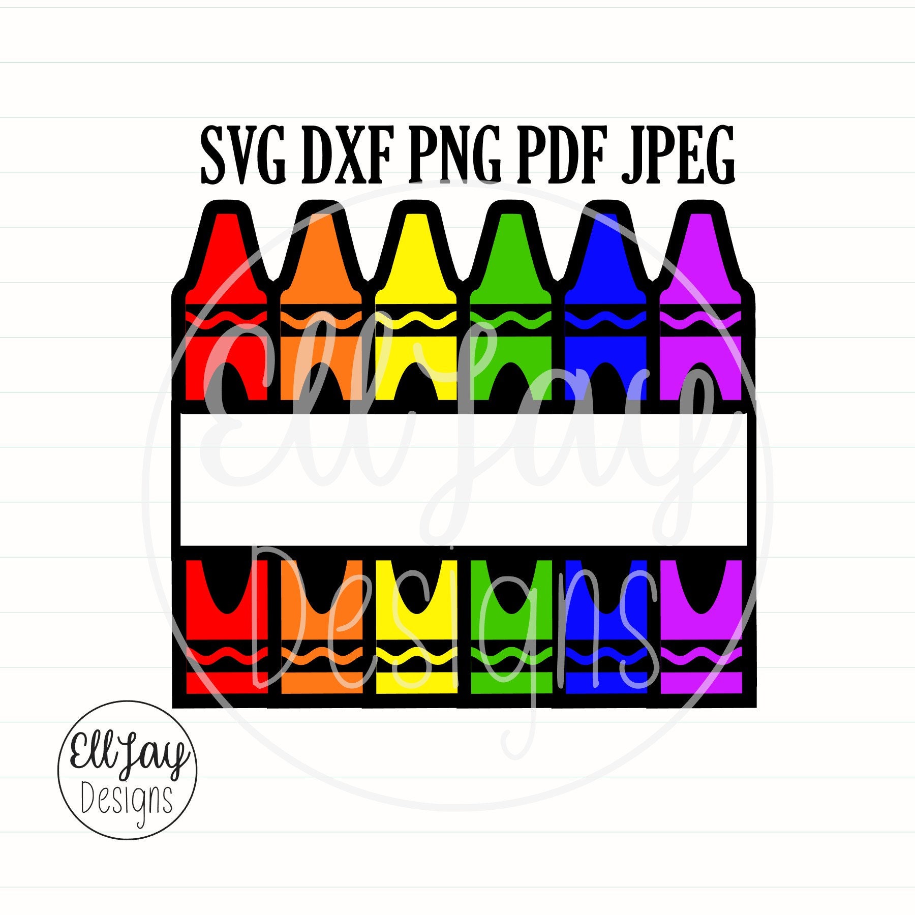 Retro Crayon SVG Bundle | Teacher Classroom Cut Files (digital Download ...