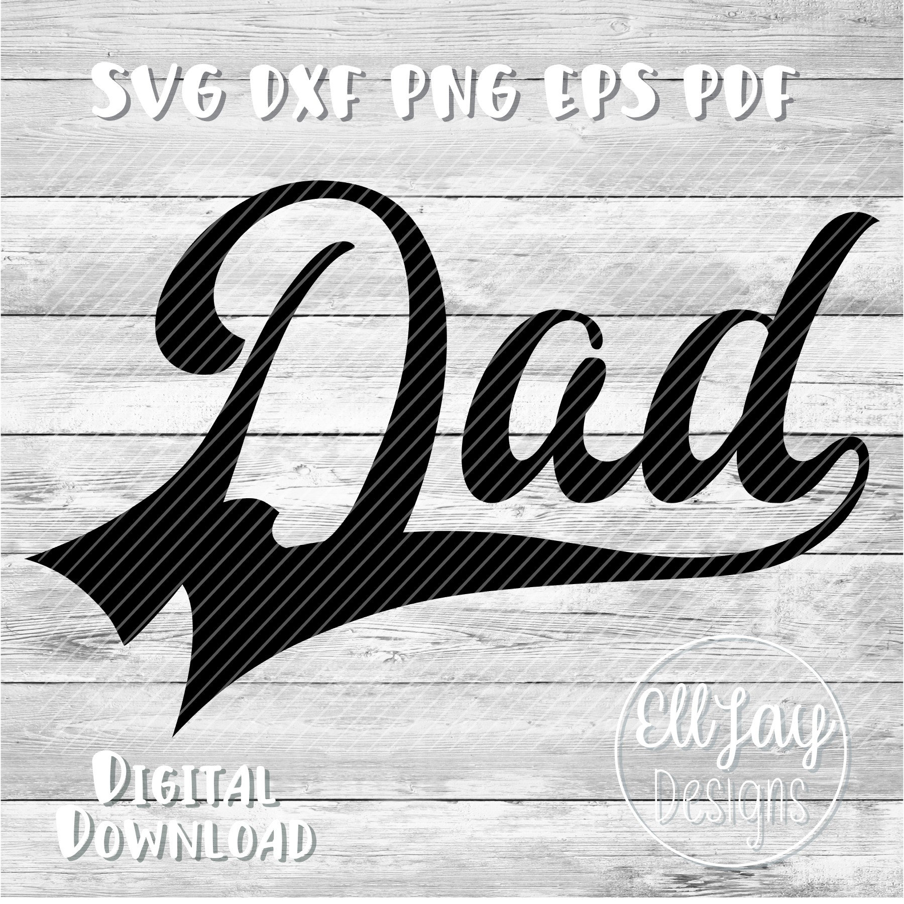 Download Father S Day Svg Dad Svg Baseball Font Est Svg Etsy