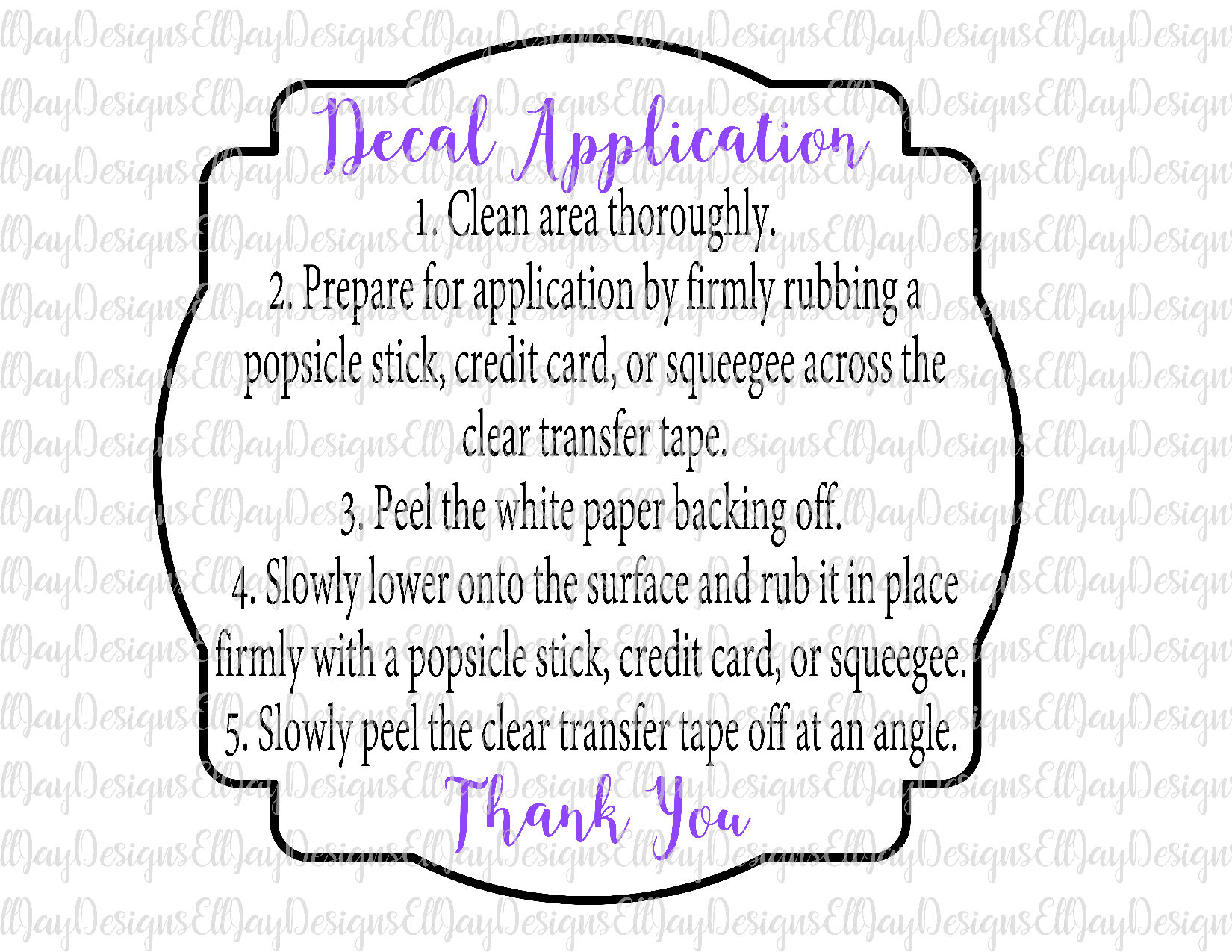 Free Printable Vinyl Decal Application Instructions Printable Free Printable Vinyl Decal Application Instructions Printable