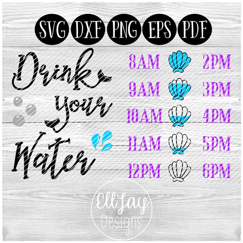 Download Water Tracker Svg Drink Your Water Svg Water Bottle Svg Etsy