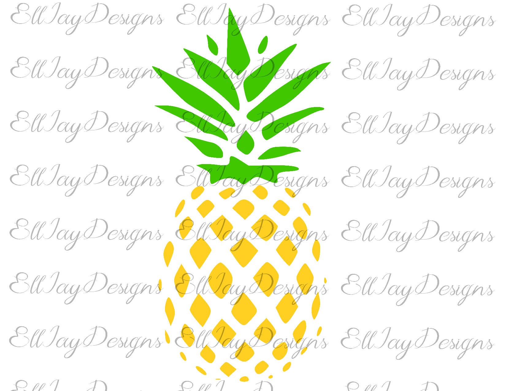 Download Pineapple Svg Pineapple Cut File Pineapple Monogram Svg Etsy