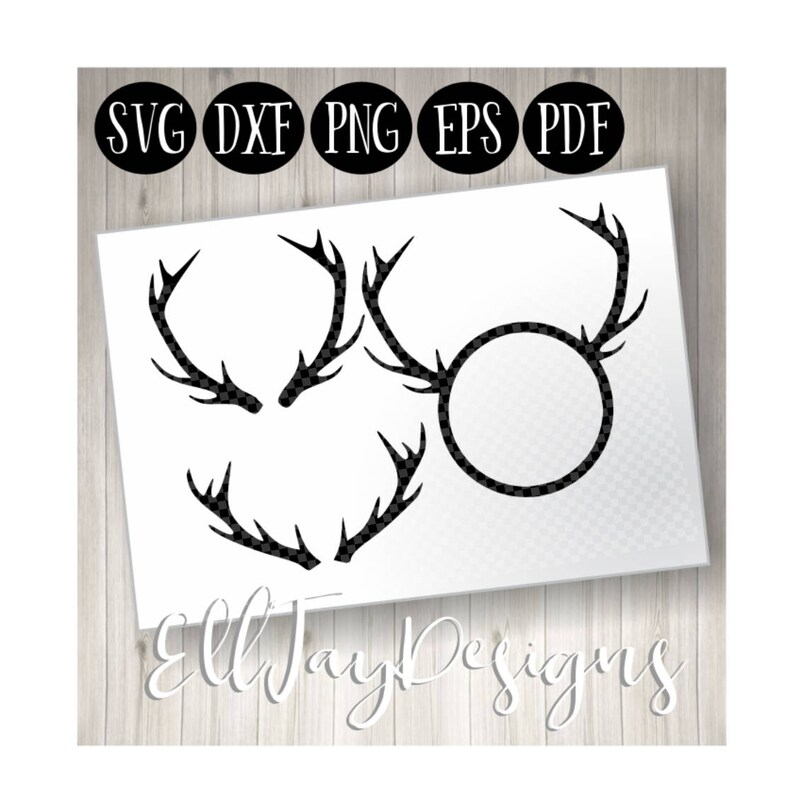 Download Hunting svg bundle antler svg antler monogram frame svg | Etsy