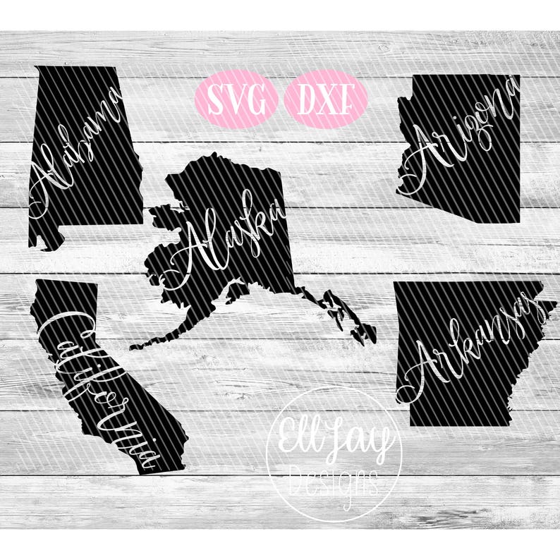 Download 50 States SVG huge svg bundle svg bundle 100 Designs Fancy | Etsy
