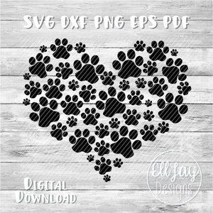 Paw print svg, vet svg, pawprints, animal svg, dog paw, cat paw, animal paw, digital cut file, svg, vegan svg, 4h svg, animal feet svg, file
