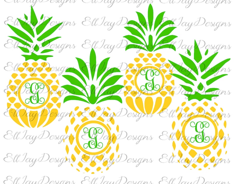 Download Pineapple Svg Pineapple Cut File Pineapple Monogram Svg Etsy SVG, PNG, EPS, DXF File