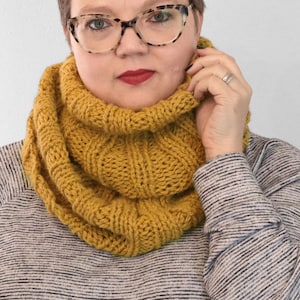 STRICKANLEITUNG || Infinity Schal || Maschenprobe, Maschenprobe & Muster; PDF-Datei