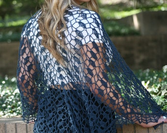 Gifting Shawl Crochet Pattern by Rebecca Velasquez - RV Designs, Easy, Beginner friendly