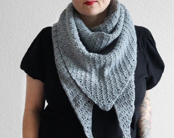 CROCHET PATTERN || Keclyn Shawl || Bulky Yarn, dk yarn, Easy stitching, Beginner, Stitch Diagrams & Written; PDF