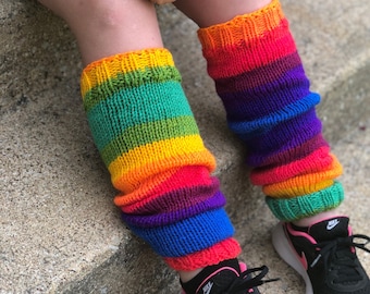 Winter Legs, Knit Pattern Leg Warmers by Rebecca Velasquez - Youth / PreTeen / Tween Beginner, Easy