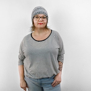 Tabei Hat Crochet Pattern Worsted Yarn, Texture Beanie Adult Teen by Rebecca Velasquez Revel Signature Collection image 2