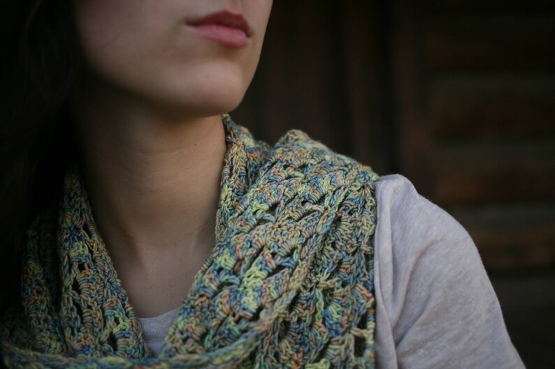 Teesdale Shawl Crochet Pattern by Rebecca Velasquez RV Designs, Narrow Triangle Lace image 9