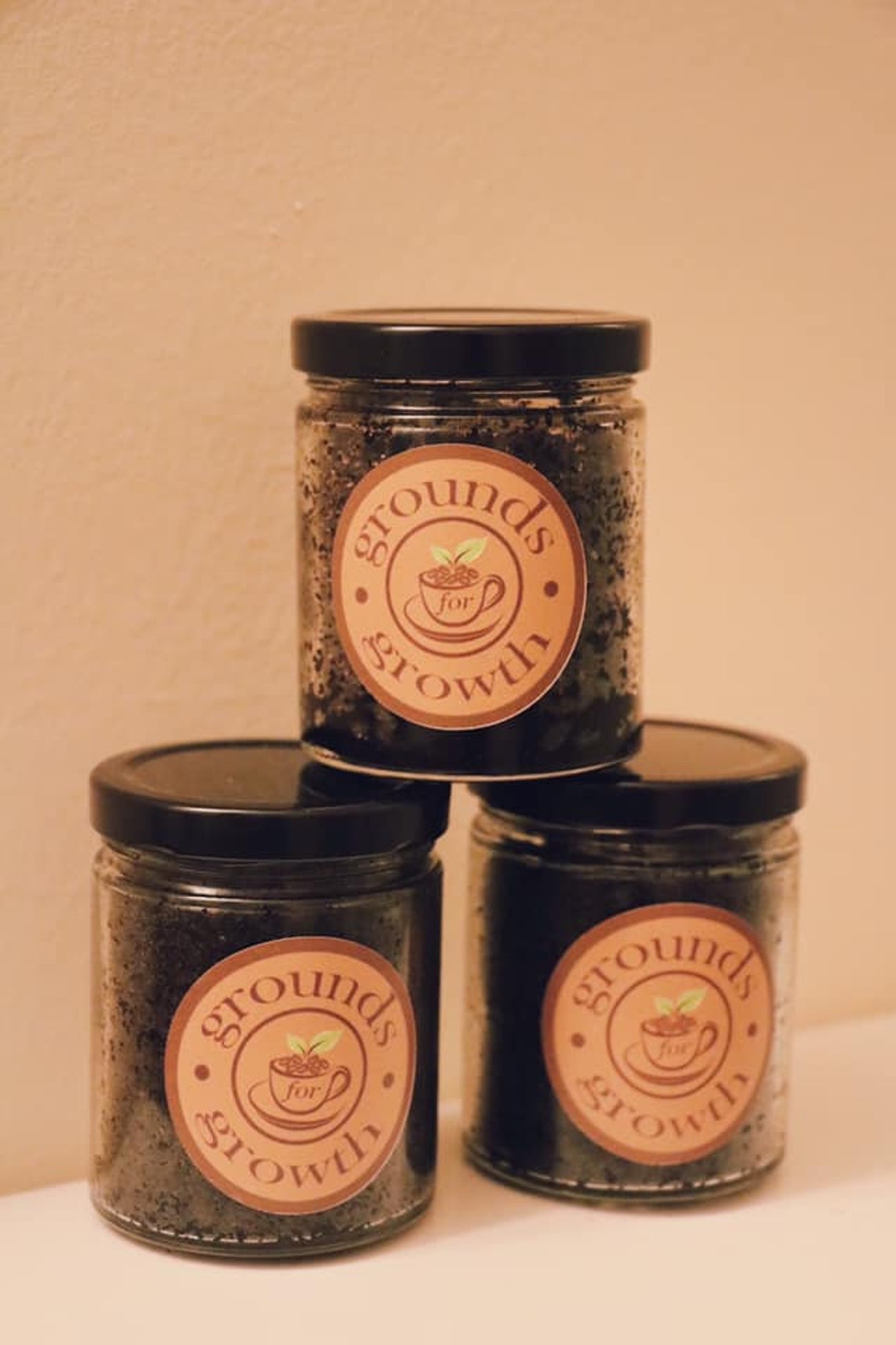 Coconut Scented Coffee Body Scrub 6oz Etsy