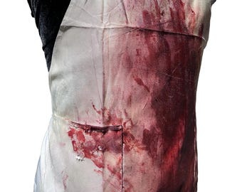 Fake Bloody Chef Costume with Hat - "The Butcher of the Backline" OS