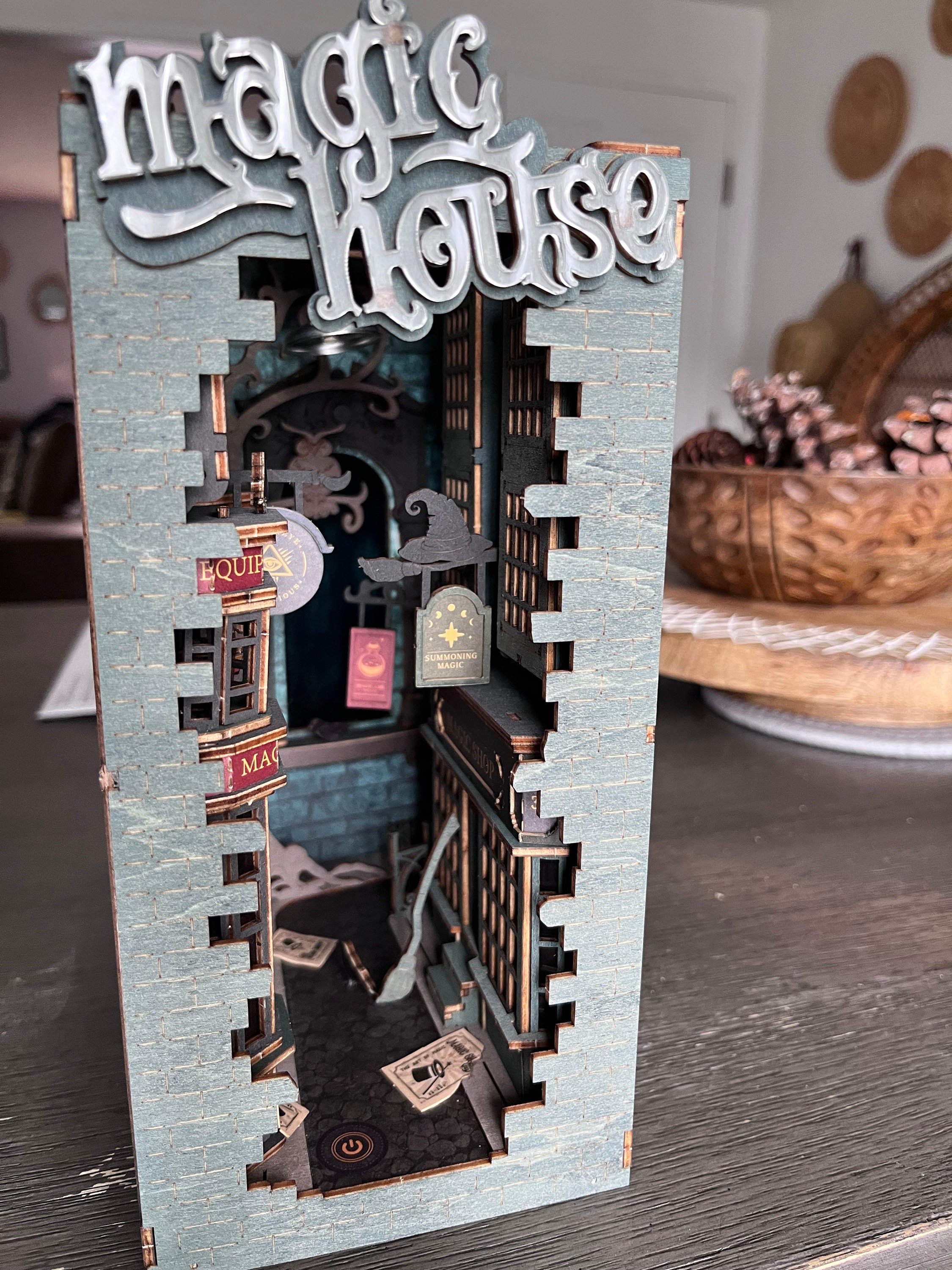 Magic Alley Bookshelf Insert Diagon Alley Bookshelf Diorama Miniature