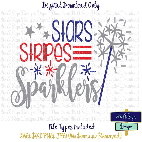 Download Sparklers 4th Of July Svg Stars Stripes Summer Time Svg Etsy