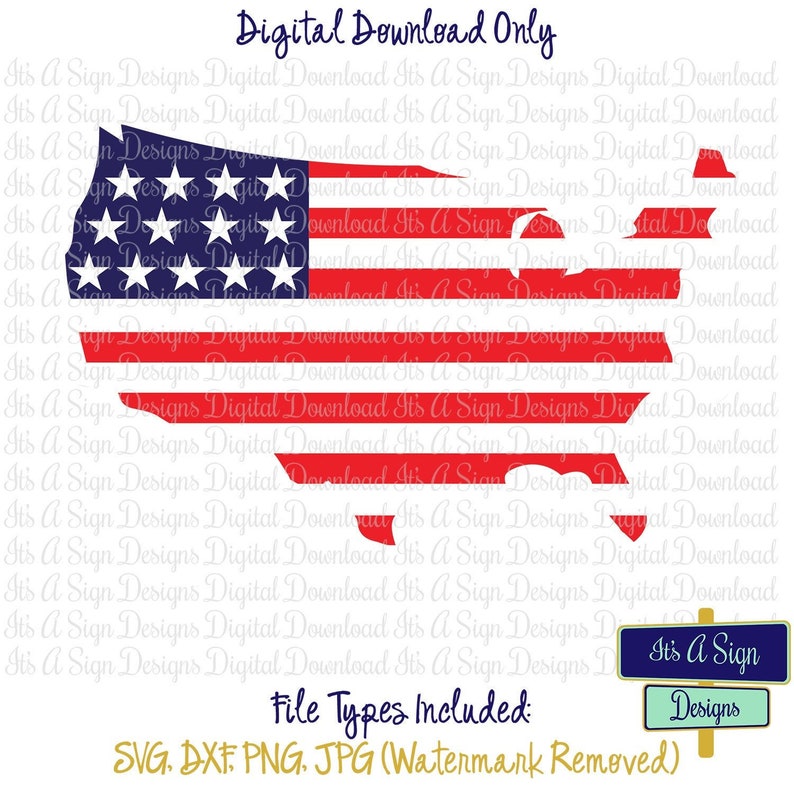 Download USA Outline Flag 4th of July svg Independence Day Fourth ...