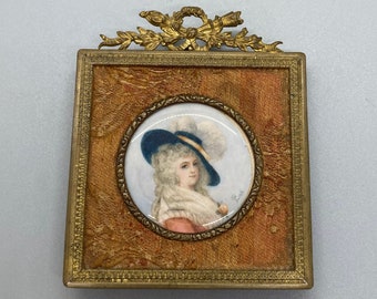 Antique Gilt Framed Portrait of Georgiana Cavendish, the Dutchess of Devonshire