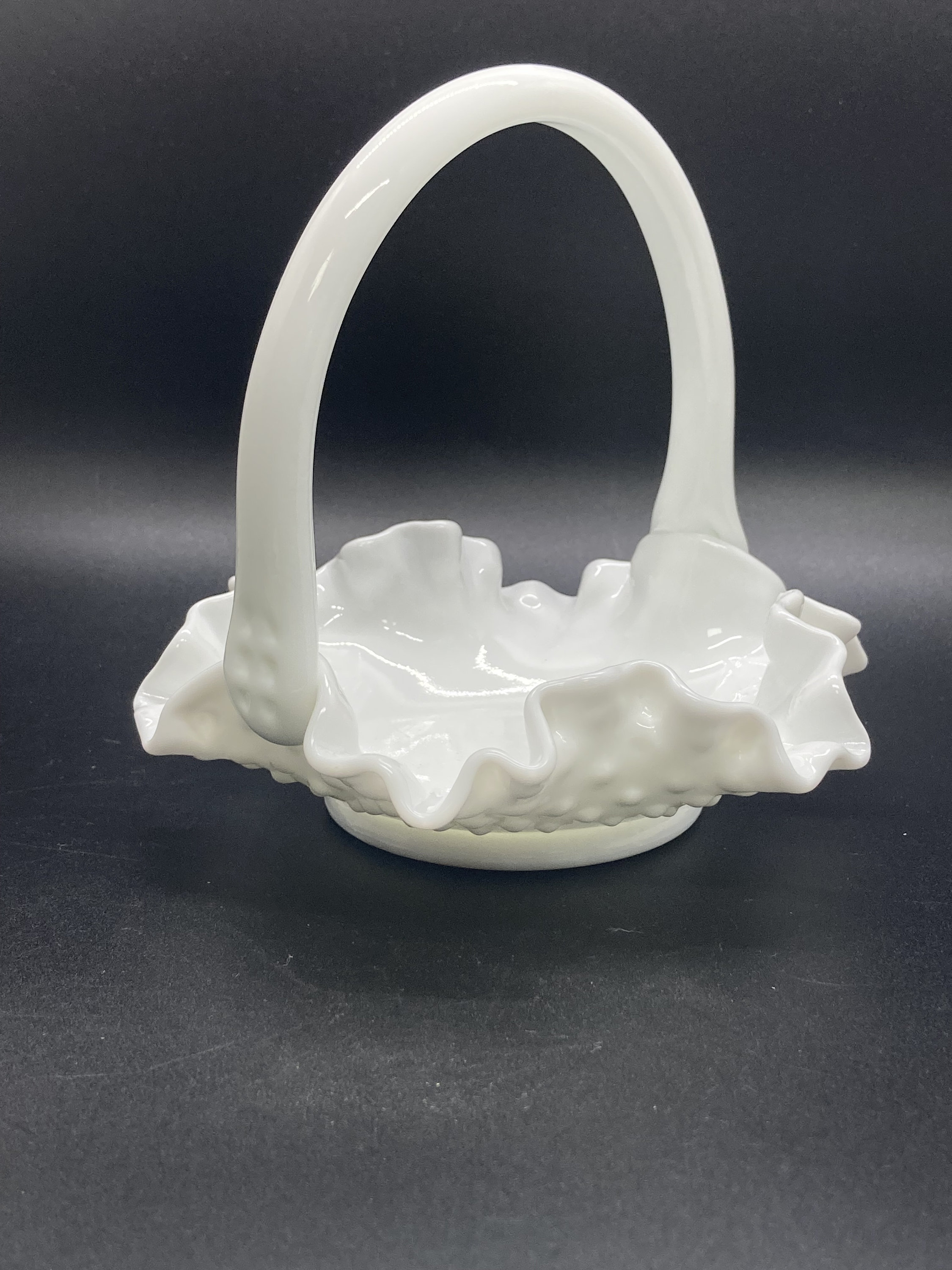 Fenton glass basket - Etsy 日本