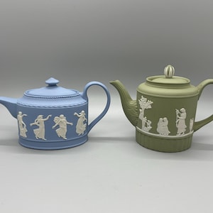 Wedgwood Jasperware Teapot - Etsy Canada
