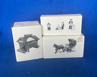 Vintage Department 56 New England Village Accessories