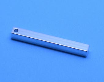 5 x Aluminium stamping bar, metal blanks, hand stamping blanks, stamping blanks, metal stamping, stamp blanks, stamping bar, square bar