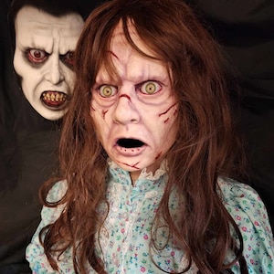 Exorcist inspired Regan and Pazuzu Display