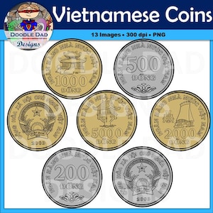 Vietnamese Coins (Dong, Money, Currency, Asia, Change)