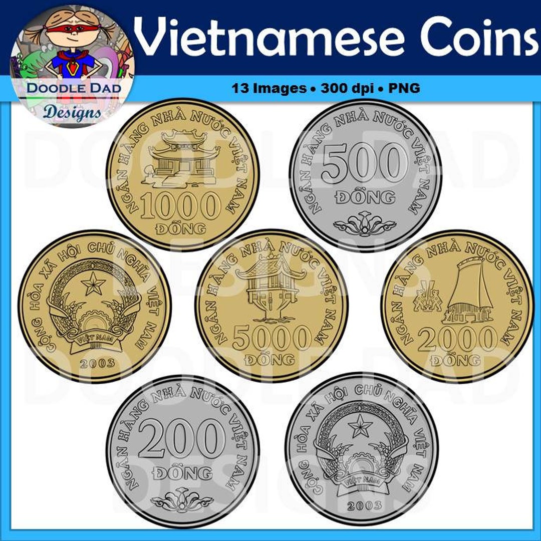 Vietnamese Coins dong, Money, Currency, Asia, Change - Etsy Canada