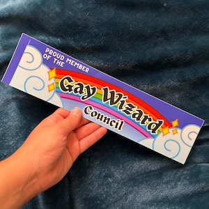 Gay Wizard Council Bumper Sticker