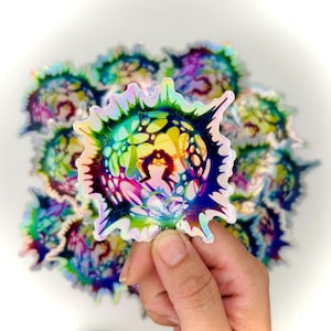 Anomaly Holographic Vinyl Sticker