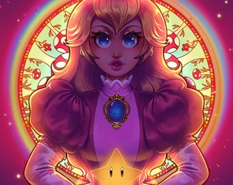 Mushroom Princess Art Print