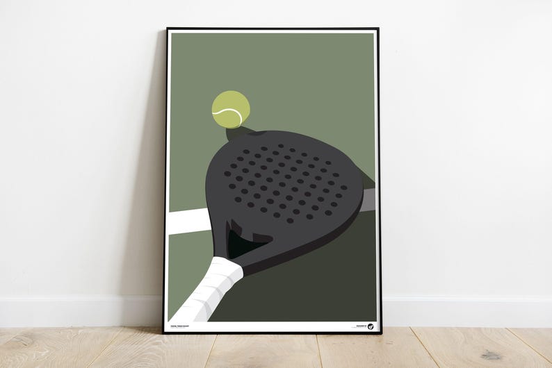 Padel Tennis Racket, Padel Tennis, Padel Poster, Tennis, Sport Poster ...