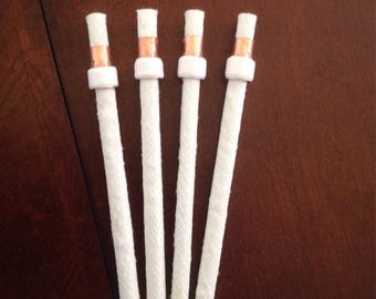 Stoppini per torcia Tiki con bottiglia di vino e supporto: repellente per zanzare