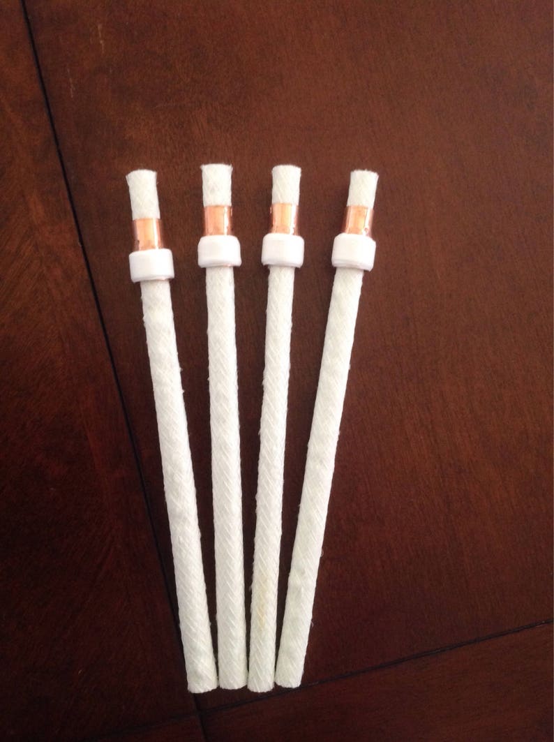 Wine Bottle Tiki Torch Wicks With Wick Holders Used to Make Etsy